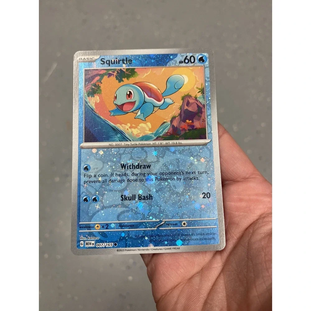 Squirtle FART SWIRL! Reverse Cosmos Holo Costco Exclusive Holo Common 007/165 NM